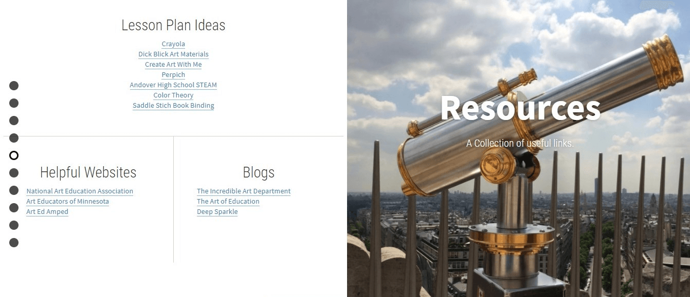 Home page Julianne Feir, foto con cannocchiale Home page Julianne Feir, foto con cannocchiale